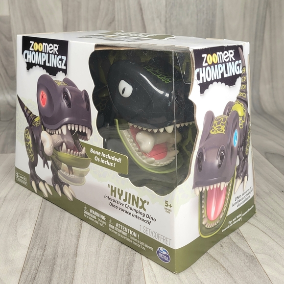 Zoomer Chomplingz ‘HYJINX’ Interactive Dinosaur Chomping Bone - Picture 4 of 7